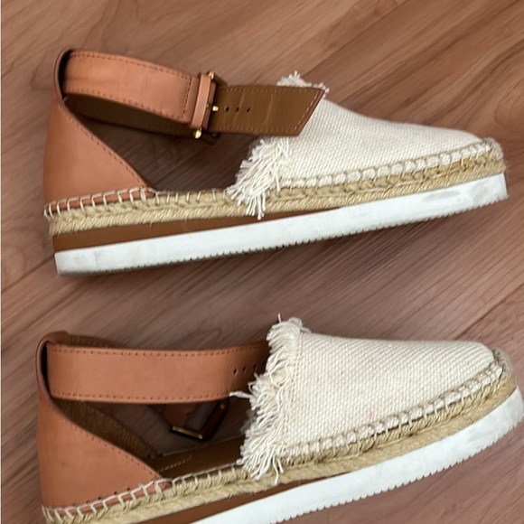 See by Chloe Glyn flat espadrilles white canvas - Picture 4 of 6